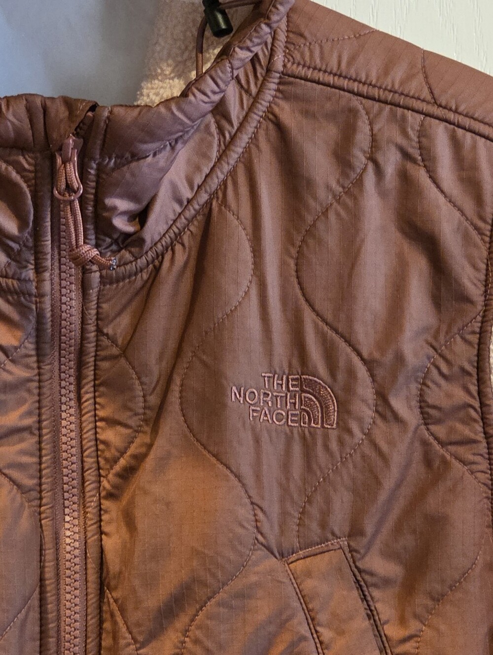 The North Face Jacket Large Royal Arch Parka Sherpa Fleece Quilted Hood Hiking - Picture 4 of 15